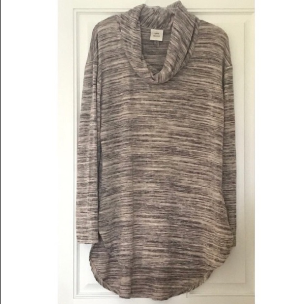 Knox Rose Tunic Cowl Neck Pullover Sweater XL